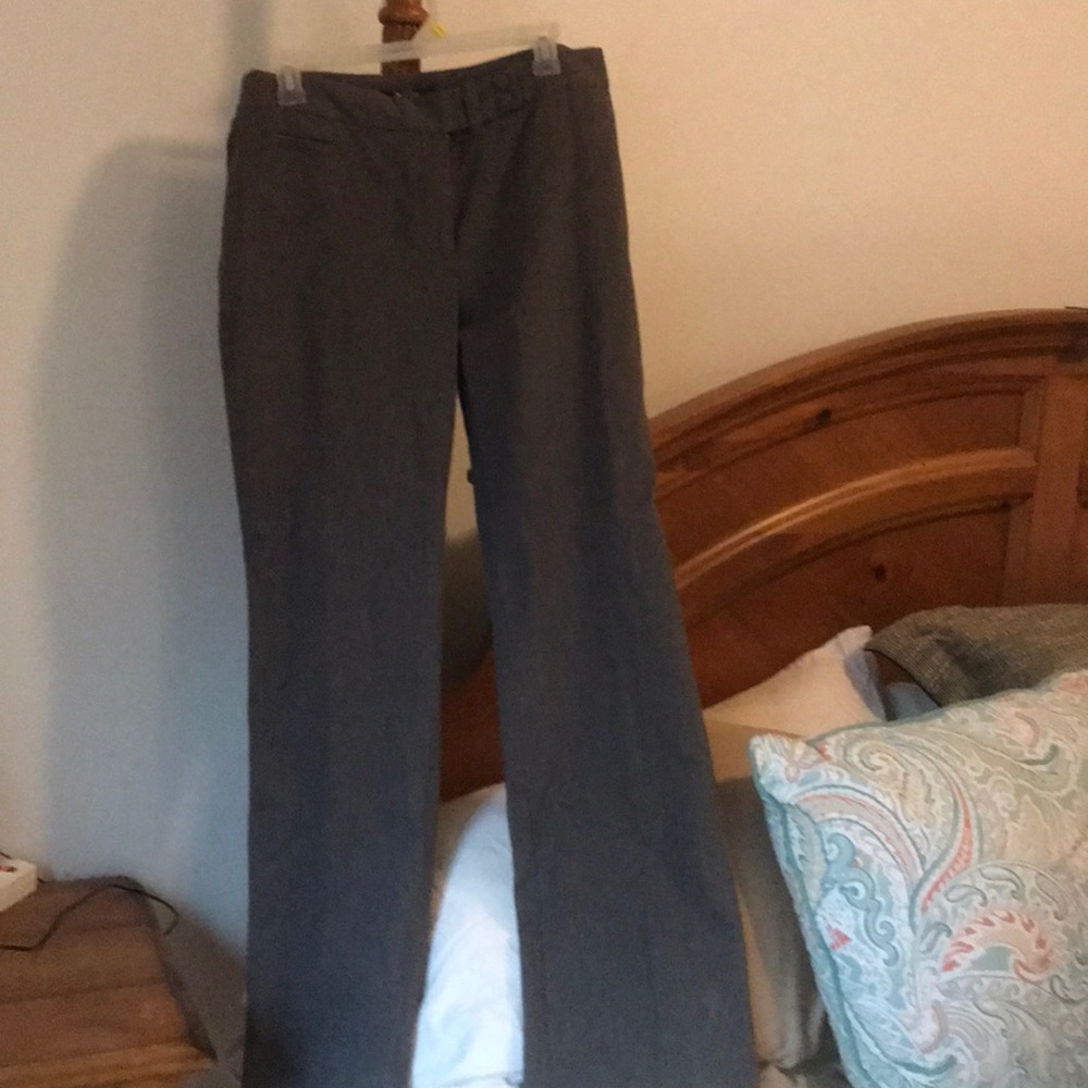 Nic +Zoe New with Tags Pinstripe Gray Pants Size 10